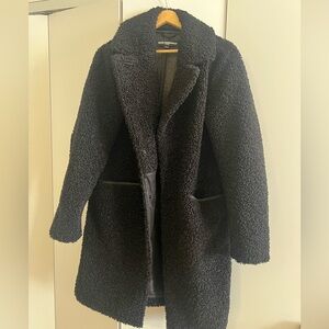 KARL LAGERFIELD Men’s Oversized Boucle Coat